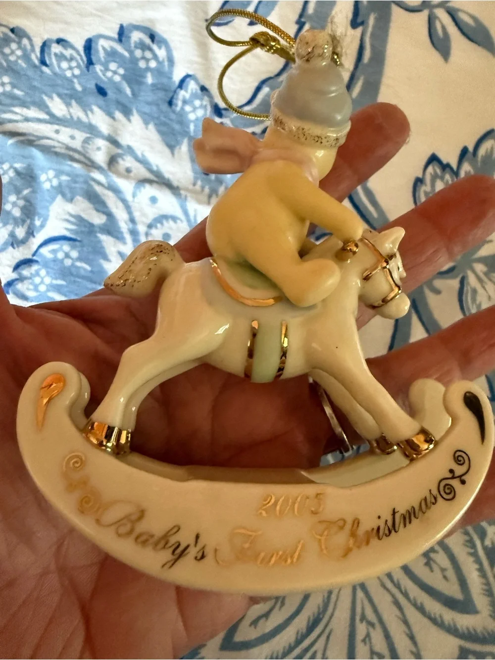Lenox  2005 Winnie The Pooh's Baby's First, Christmas Ornament Replacement